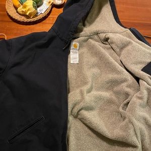 Carhartt Canvas Jacket with hood - Navy